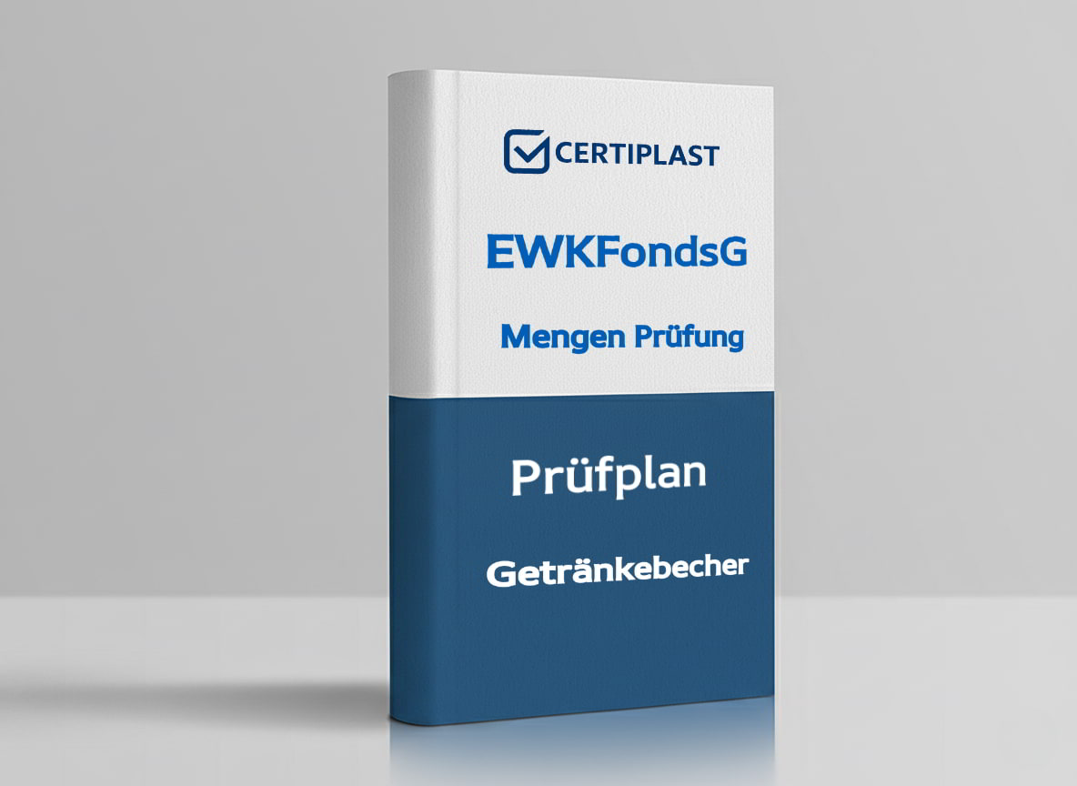 Prüfplan Getränkebecher