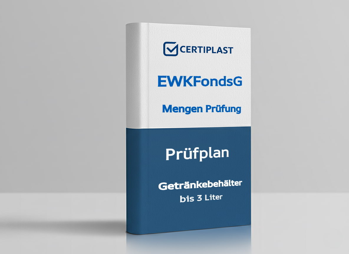 Prüfplan Getränkebehälter bis 3L