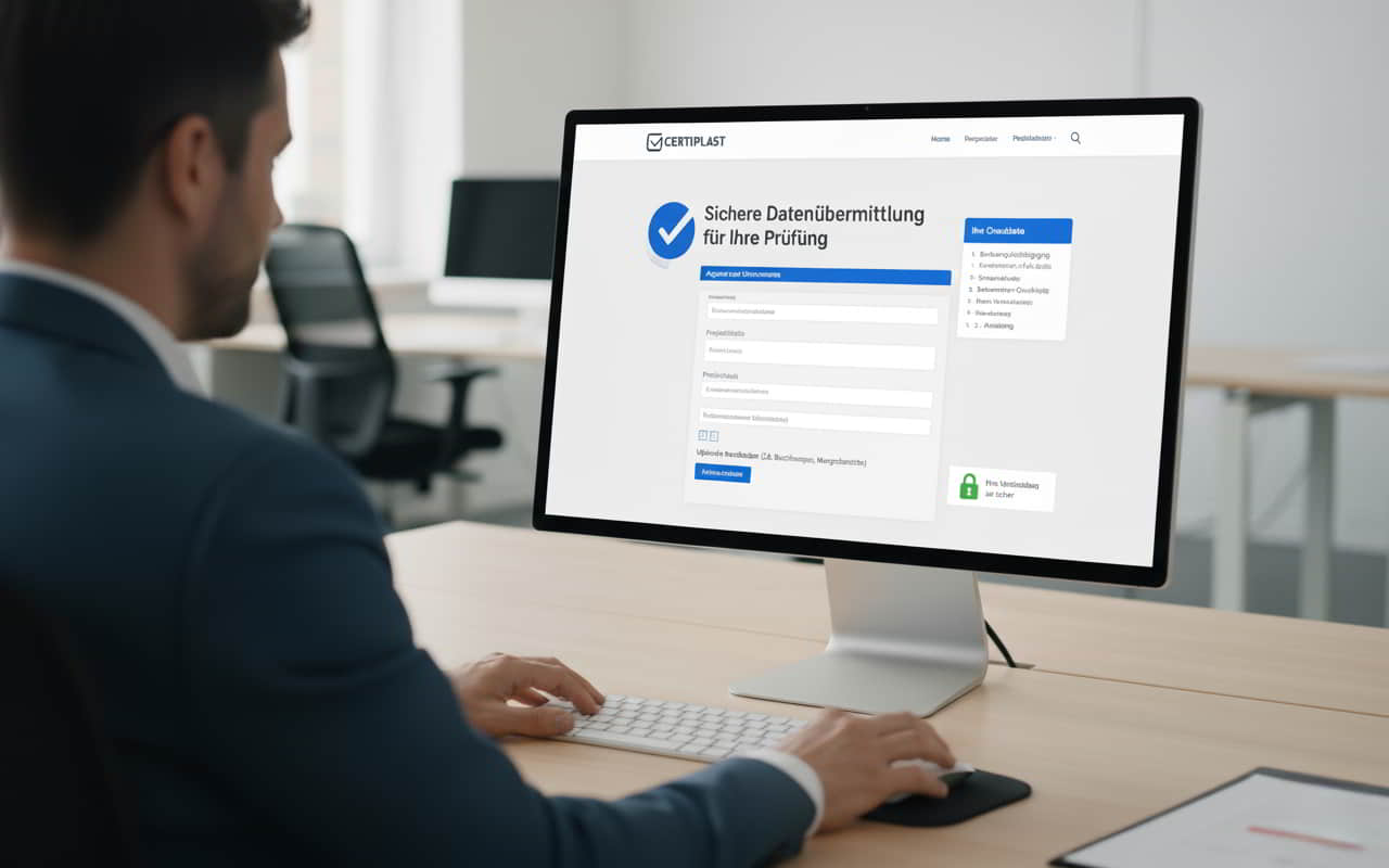 Certiplast, DSGVO konform, Sichere Übertragung, Datenübermittlung, Umwelt Compliance Audits, DIVID Mengenmeldung, § 11 EWKFondsG Prüfer, Einwegkunststofffondsgesetz Deutschland, Prüfer finden, Prüfbestätigung mit QES, Prüfbericht